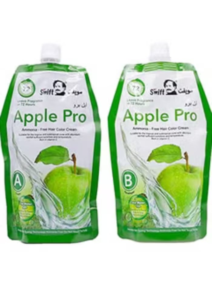 SWIFT APPLE PRO HAIR COLOR DARK BROWN 500ML X 2