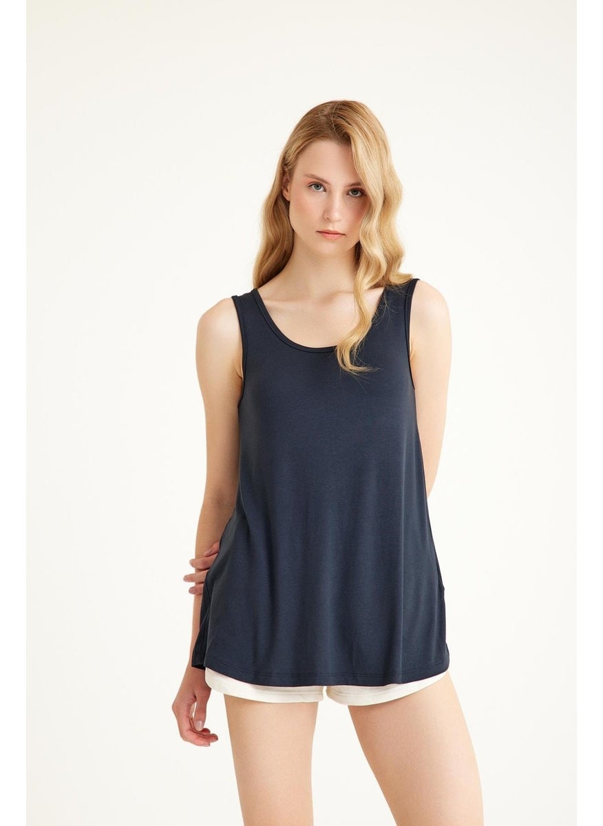 Thick Strap Basic Cotton Undershirt T-Shirt