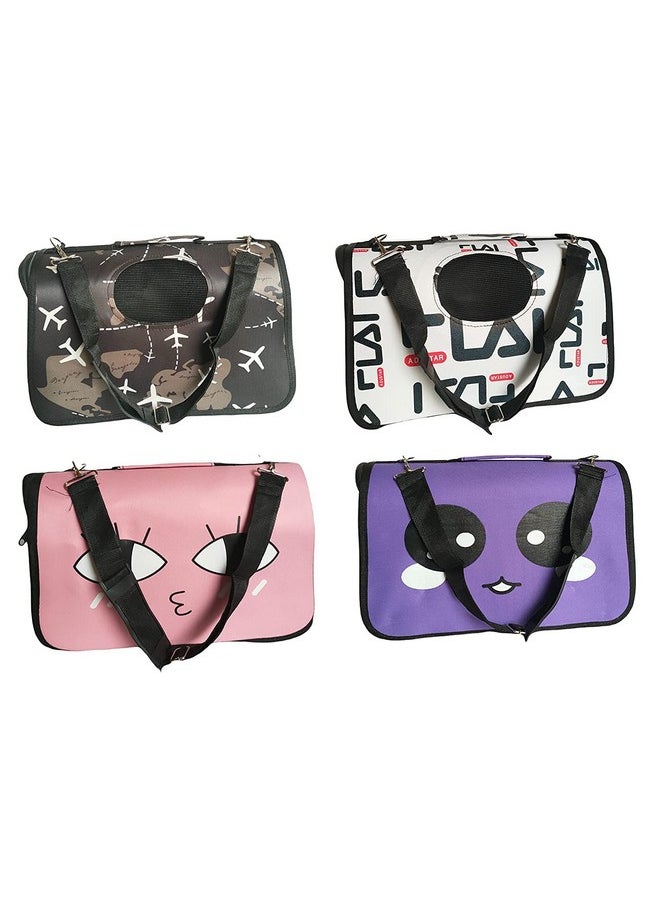 Pet Carry Bag For Puppy Dog, Kitten And Cat Carrier Bag (Pack Of One) (Colour May Vary) (Large)