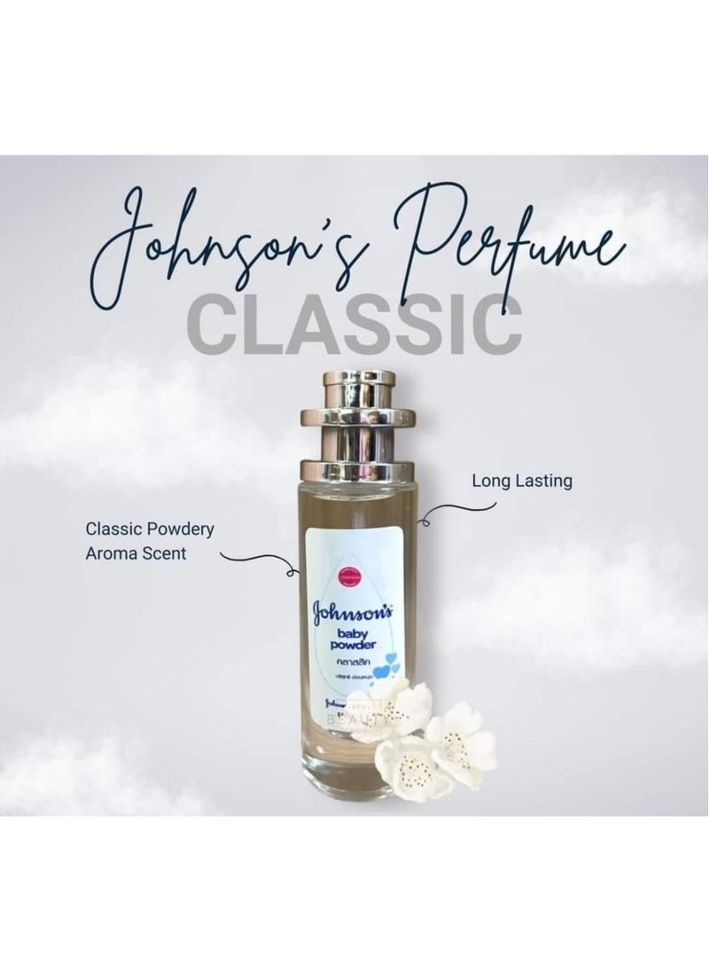 Johnson's per fume set bedtime | baby powder | milk and rice | blossoms baby powder