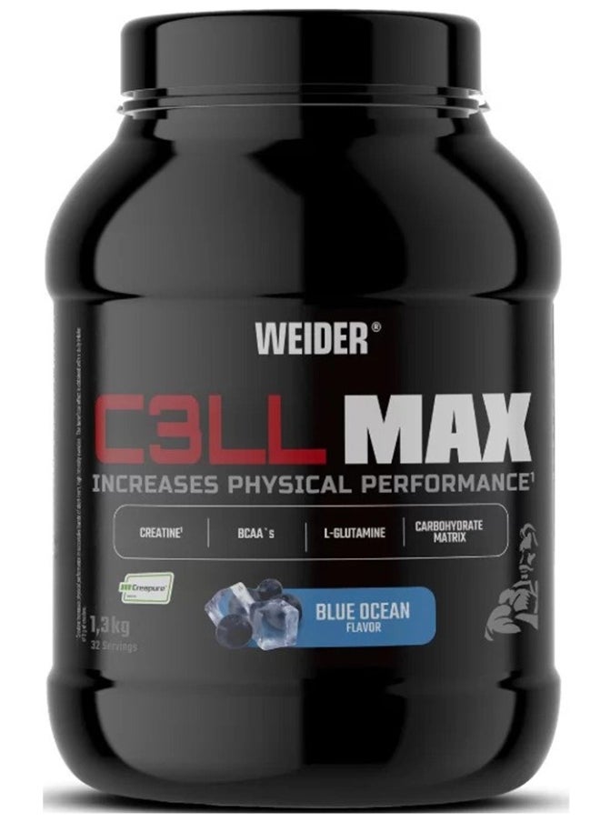 Weider C3LL Max Increases physical performance Blue Ocean Flavour 1.3 kg