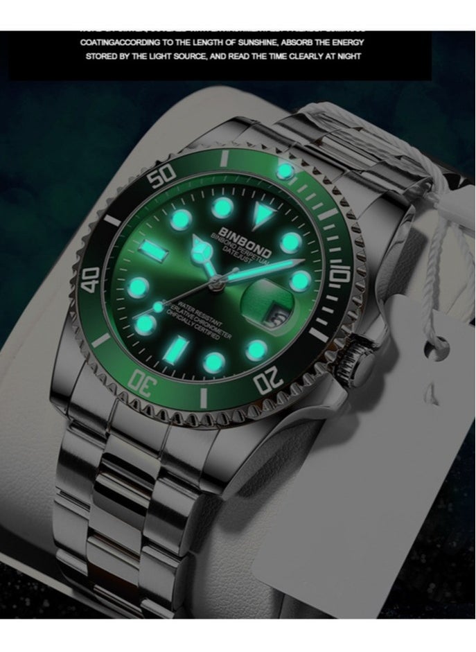 Men's Fashionable Business High-End Luminous Waterproof Quartz Watch