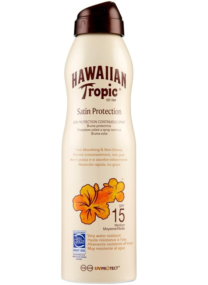 Satin Protection Continous Spray SPF15 220m ML