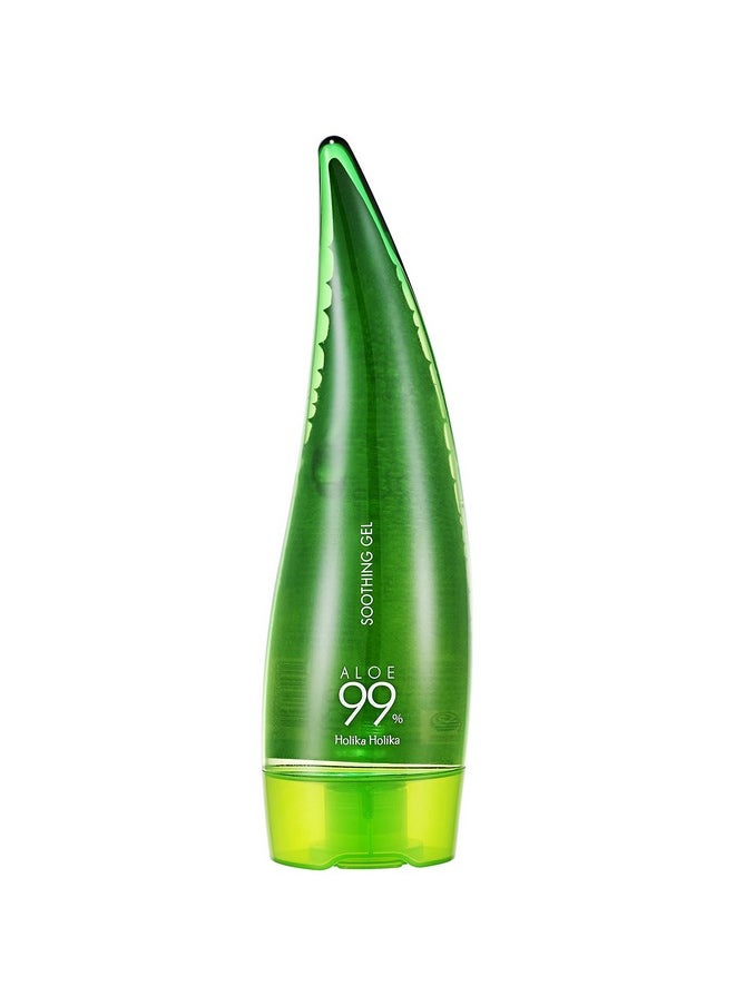 Aloe 99% Soothing Gel 8.5 Ounce 250Ml No Sticky 99% Aloe Vera Sunburn Relief Moisturizing Fast Absorbing For Face Skin Body&Hair