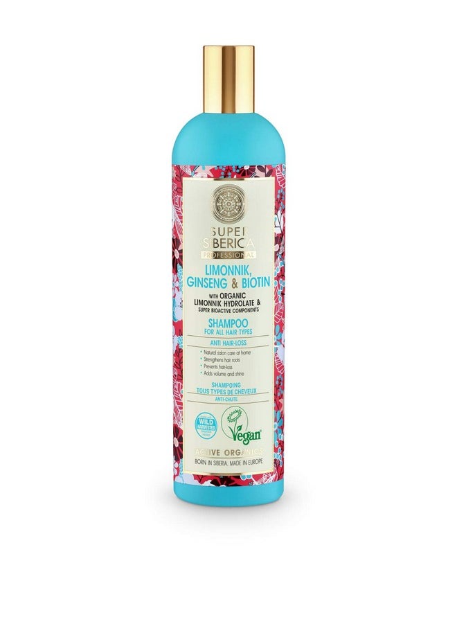 Super Limonnik Ginseng & Biotin Natural Shampoo 13.53 Fl Oz