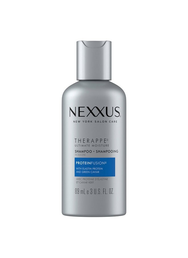 Nexxus Therappe Shampoo For Dry Hair Ultimate Moisture Silicone-Free 3 Oz