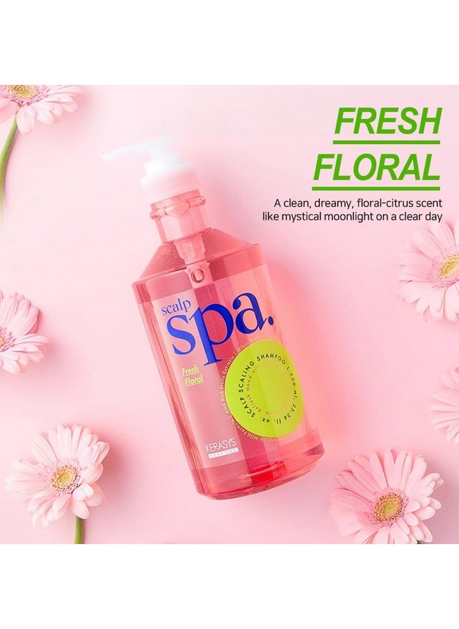 Scalp Spa Silicone Free Weakly Acidic Aha Fresh Floral 25.36 Fl Oz / 750 Ml (Shampoo, 1-Pack)