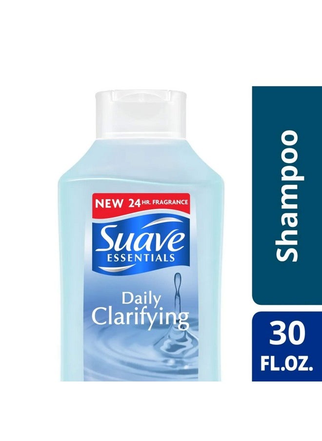 Sh Ess Daily Clrfing Size 30Z Suave Shampoo Essencial Daily Clarifying 30Z, 2 Pack