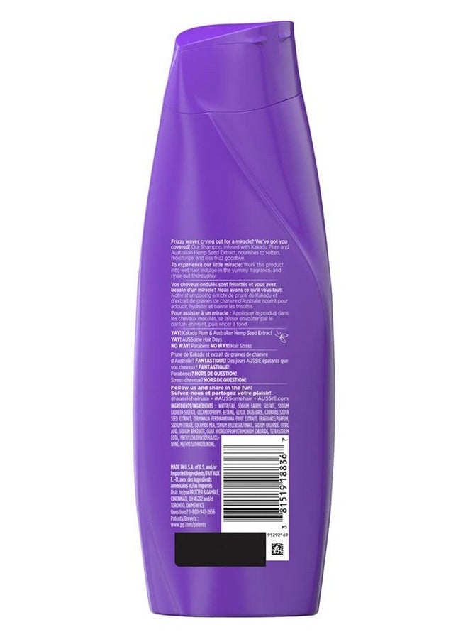 Aussie Shampoo Miracle Waves 12.1 Ounce (Pack Of 2)