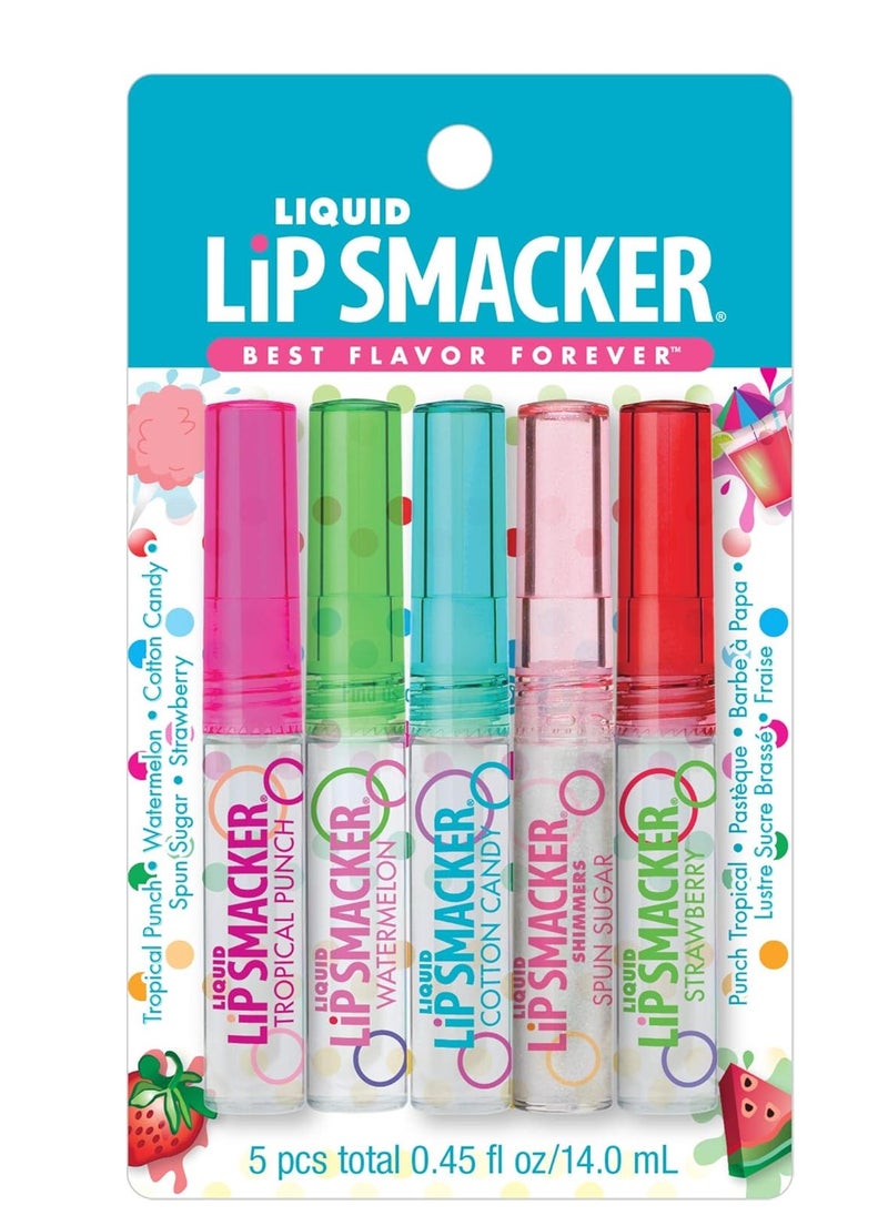 Lip Smacker Liquid Lip Gloss Friendship Pack, 5 Count