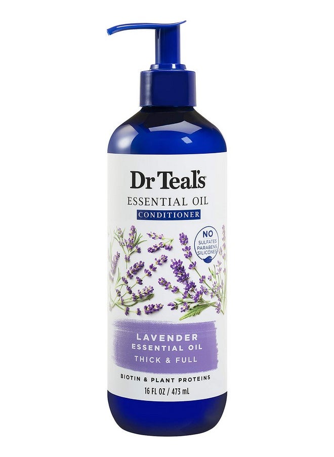 Lavender Thick & Full Essential Oil Conditioner, Sulfate Free, 16 Fl Oz