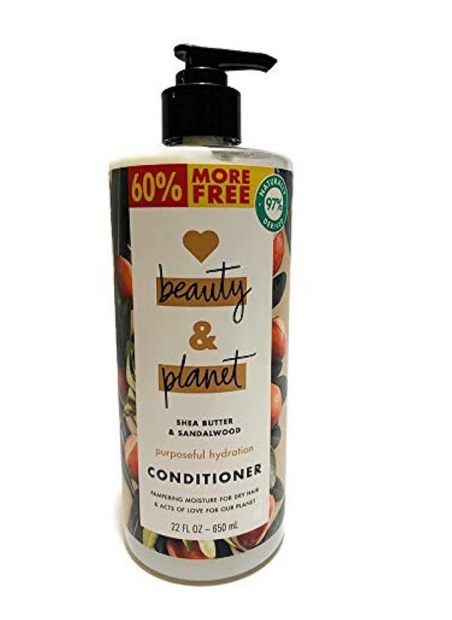 Shea Butter & Sandalwood Purposeful Hydration Conditioner, 22 Oz