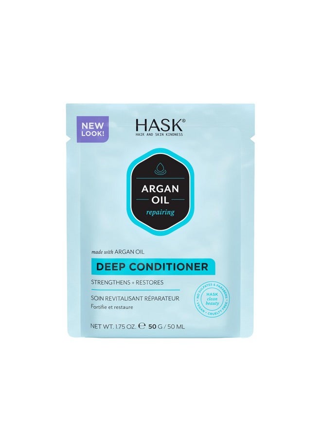 Argan Oil Repairing Deep Conditioner Treatments For All Hair Types, Color Safe, Gluten Free, Sulfate Free, Paraben Free - Pack Of 6