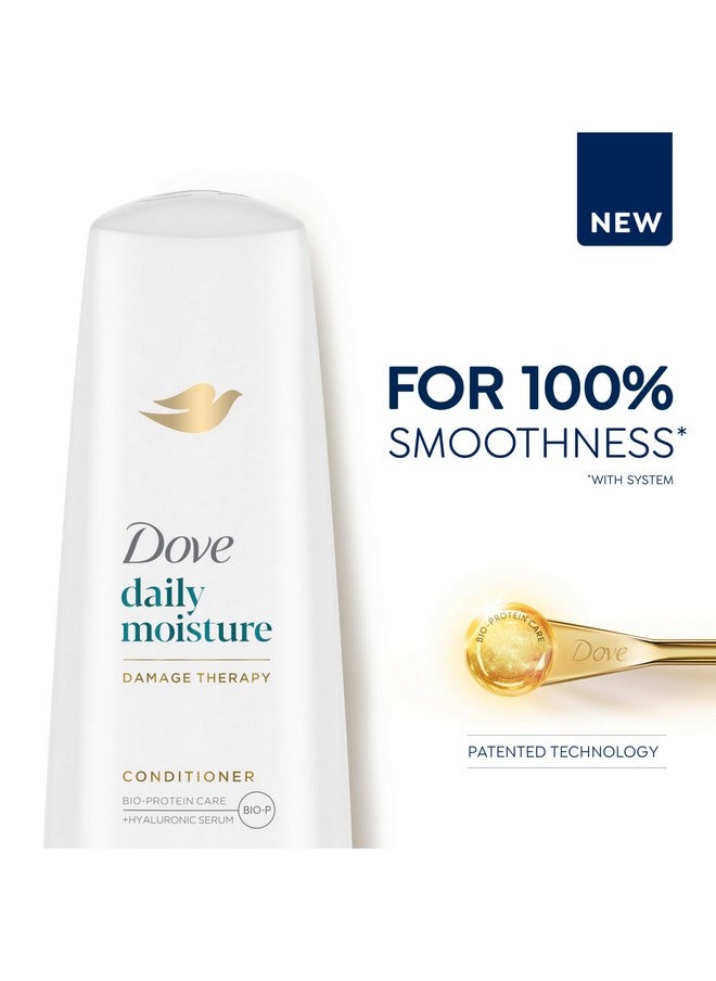 Damage Therapy Conditioner Daily Moisture For Dry Hair Conditioner With Bio-Protein Care 12 Fl Oz