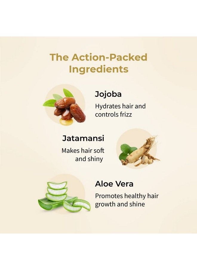 Ayurvedic Hair Mask Customized Druti Sheacare Deep Nourish Hair Mask For Dry And Frizzy Hair With Jojoba + Jatamansi + Aloe Vera 200Gm