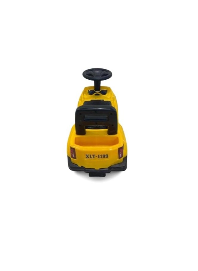 3 in 1 Push Ride on Car for Kids, Ride on baby Car with Music & Parental Handle， Anti-fall Push Ride on Car， Drive 1 to 3 Years yellow