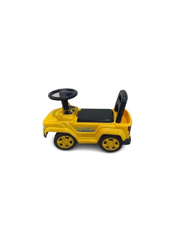 3 in 1 Push Ride on Car for Kids, Ride on baby Car with Music & Parental Handle， Anti-fall Push Ride on Car， Drive 1 to 3 Years yellow