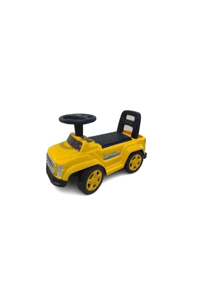 3 in 1 Push Ride on Car for Kids, Ride on baby Car with Music & Parental Handle， Anti-fall Push Ride on Car， Drive 1 to 3 Years yellow