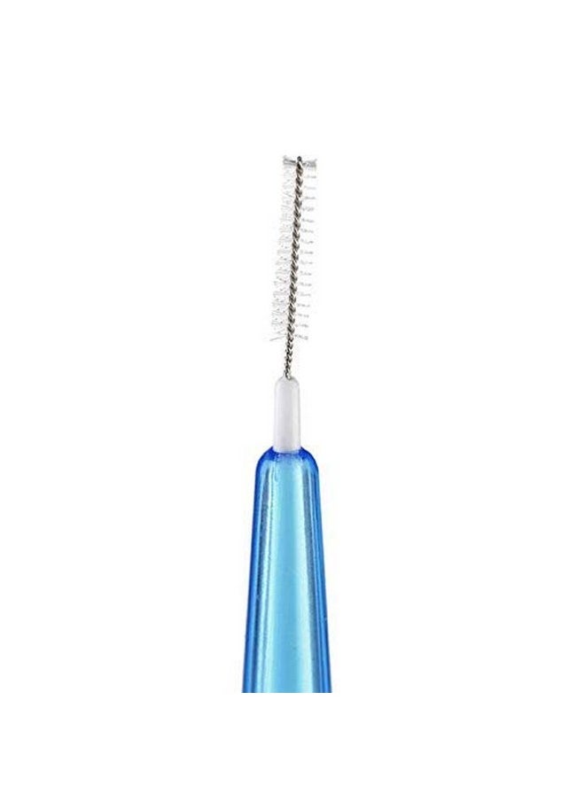 60Pcs Push-Pull Interdental Brush 0.7 Mm Dental Tooth Pick Interdental Cleaners Orthodontic Wire Toothpick Toothbrush Oral Care