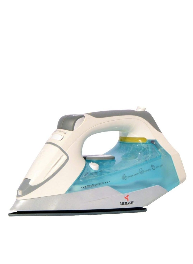 Steam Iron 2200W 2200.0 W ME-SIR5002 Blue/White/Grey