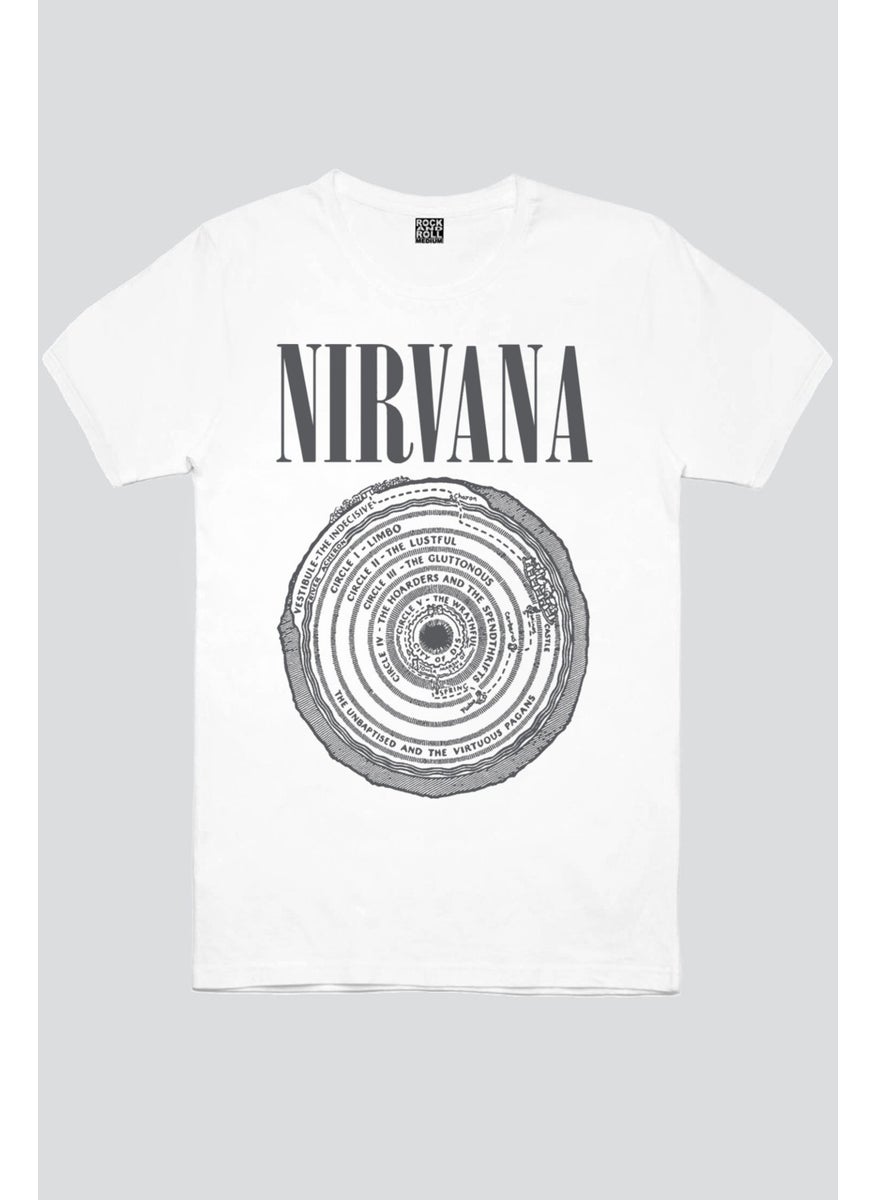 Circle Circle Nirvana White Men's T-Shirt