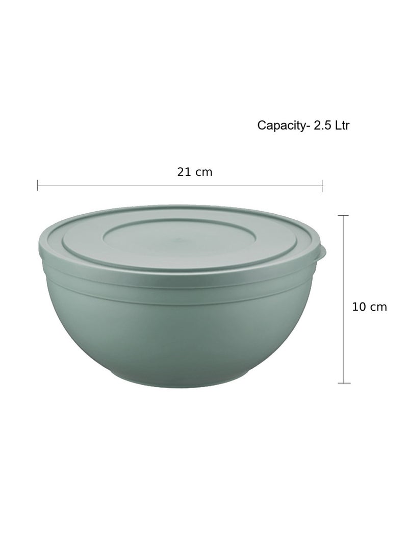 3 Piece Set Sandy Frosted Bowl, Size (Large 4L, Medium 2.5L, Small 1.2L)