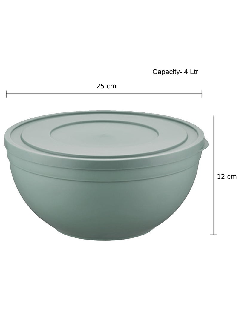 3 Piece Set Sandy Frosted Bowl, Size (Large 4L, Medium 2.5L, Small 1.2L)