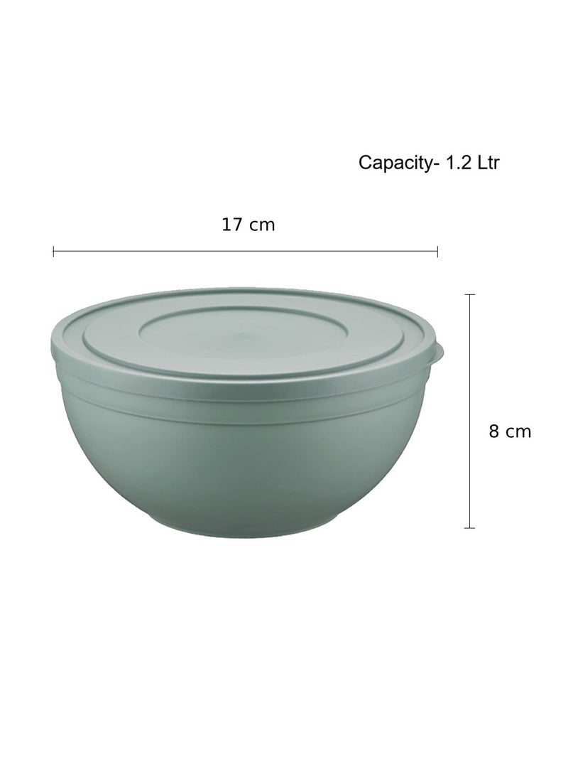 3 Piece Set Sandy Frosted Bowl, Size (Large 4L, Medium 2.5L, Small 1.2L)