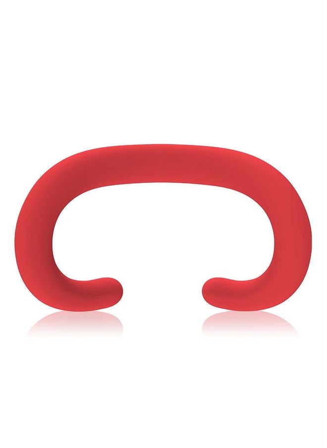 For Apple Vision Pro Silicone Eye Mask Sweatproof Dustproof Replaceable Silicone Case(Red)