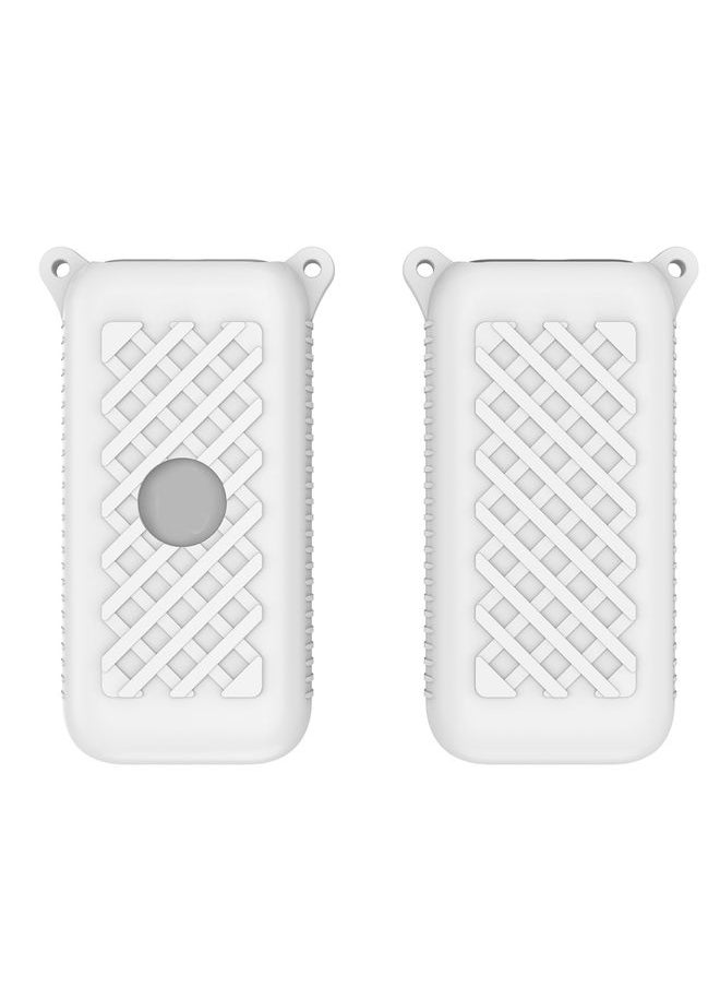 For Apple Vision Pro Battery Protective Case Silicone Cover(White)