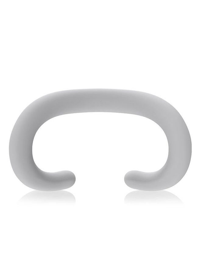 For Apple Vision Pro Silicone Eye Mask Sweatproof Dustproof Replaceable Silicone Case(White)