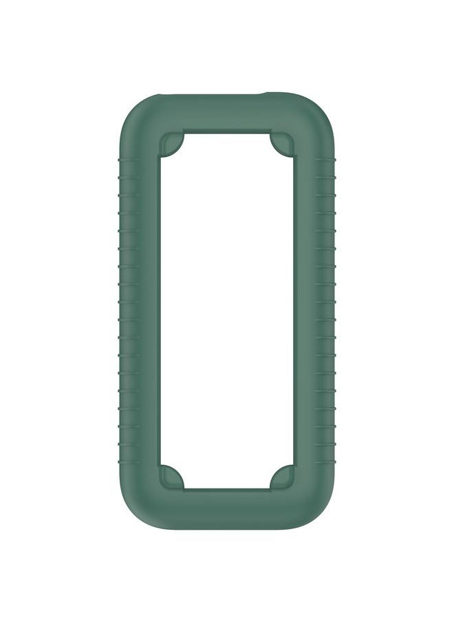 For Apple Vision Pro Accessories Power Bank Storage Silicone Protective Case(Dark Green)