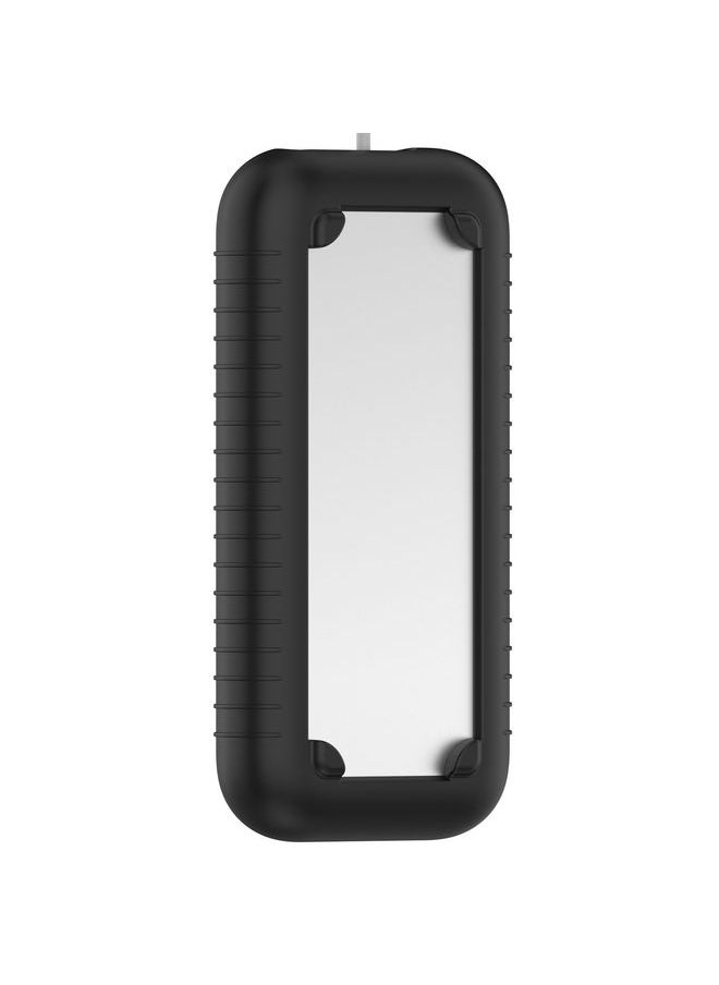 For Apple Vision Pro Accessories Power Bank Storage Silicone Protective Case(Black)