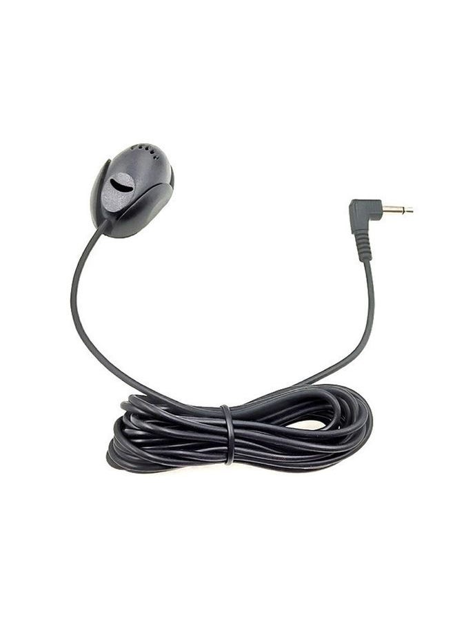 ZJ010MR Mono 3.5mm Angle Head Plug Car Navigation GPS Speaker External Paste Bluetooth Microphone, Length: 3m