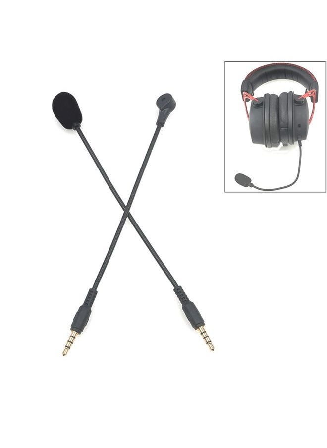 ZJ033MR-03 19cm 4 Level Pin 3.5mm Straight Plug Gaming Headset Sound Card Live Microphone