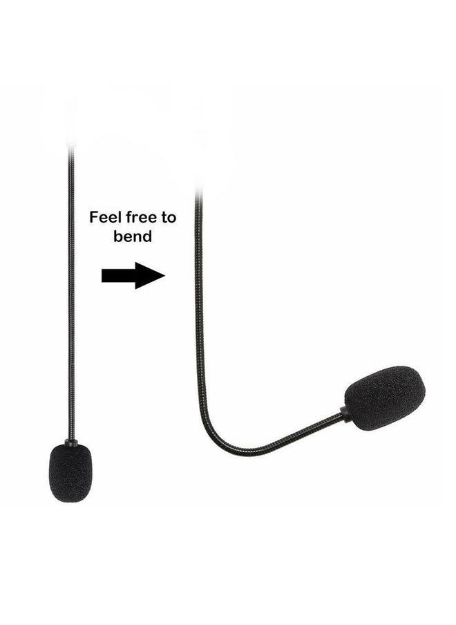 ZJ033MR-03 19cm 4 Level Pin 3.5mm Straight Plug Gaming Headset Sound Card Live Microphone