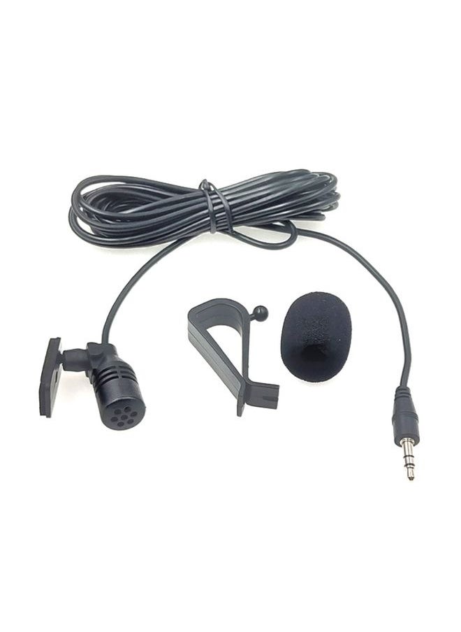 ZJ015MR Stereo 3.5mm Straight Plug Car Navigation DVD External Paste Microphone, Length: 3m