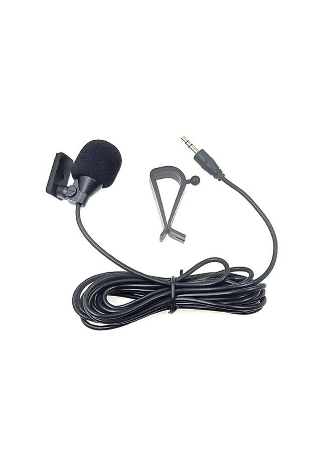 ZJ015MR Stereo 3.5mm Straight Plug Car Navigation DVD External Paste Microphone, Length: 3m