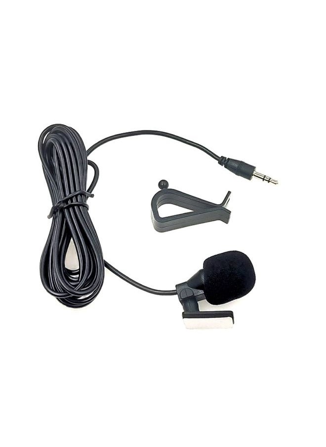 ZJ015MR Stereo 3.5mm Straight Plug Car Navigation DVD External Paste Microphone, Length: 3m