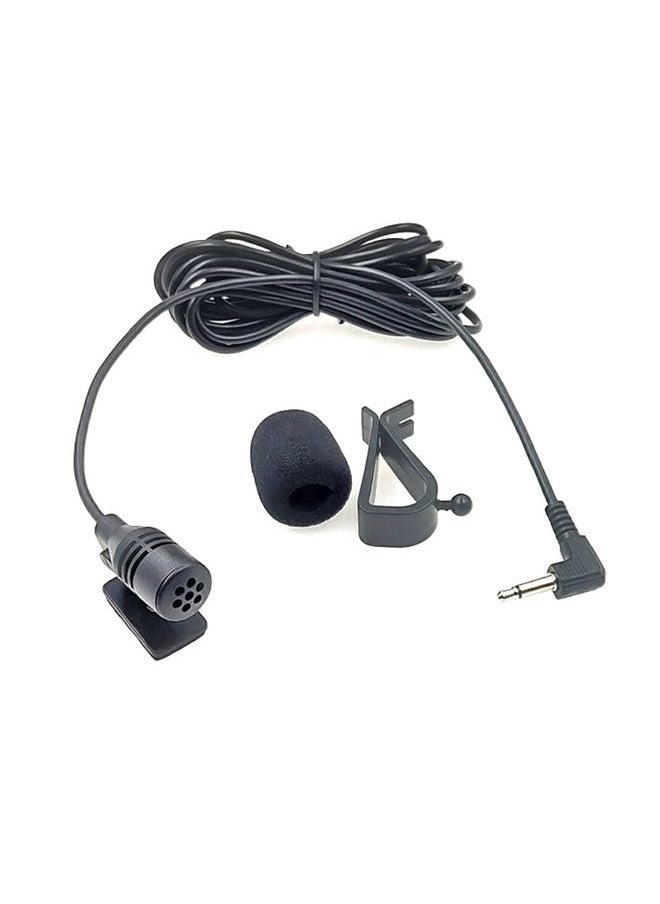 ZJ015MR Mono 2.5mm Angle Head Plug Car Navigation DVD External Paste Microphone, Length: 3m