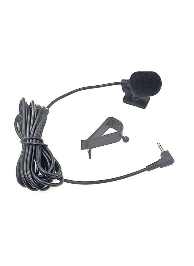 ZJ015MR Mono 2.5mm Angle Head Plug Car Navigation DVD External Paste Microphone, Length: 3m