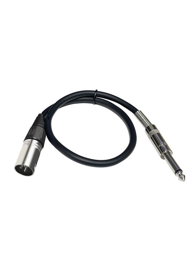 6.35mm Caron Male To XLR 2pin Balance Microphone Audio Cable Mixer Line, Size:2m