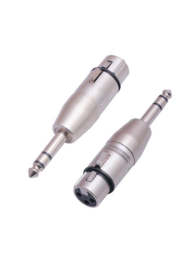 LZ1179 6.35mm 1/4 TRS Male to XLR 3pin Female Adapter