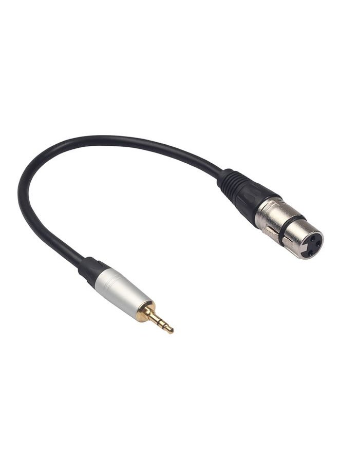 TC210KF183 3.5mm Male to XLR Female Audio Cable, Length: 0.3m