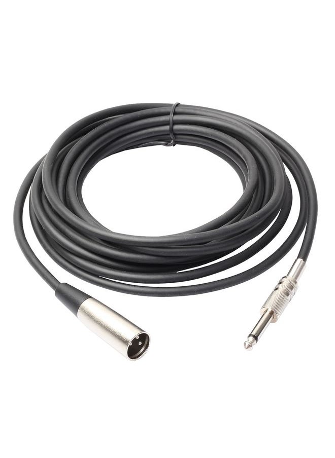 3m XLR 3-Pin Male to 1/4 inch (6.35mm) Mono Shielded Microphone Audio Cord Cable