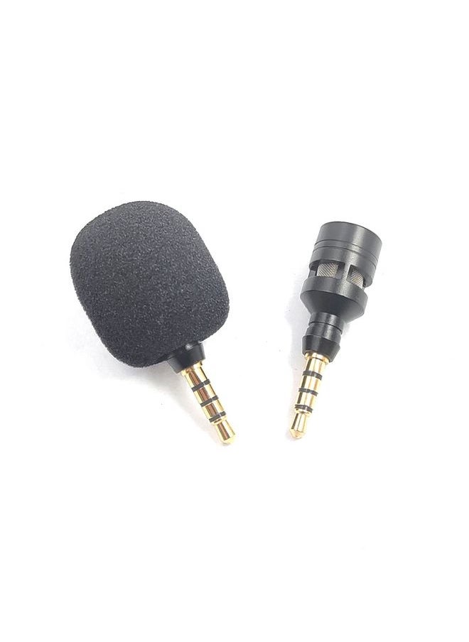 ZJ052MR-01 4 Level Pin 3.5mm Mobile Phone Tablet Game Machine Mini Straight Microphone