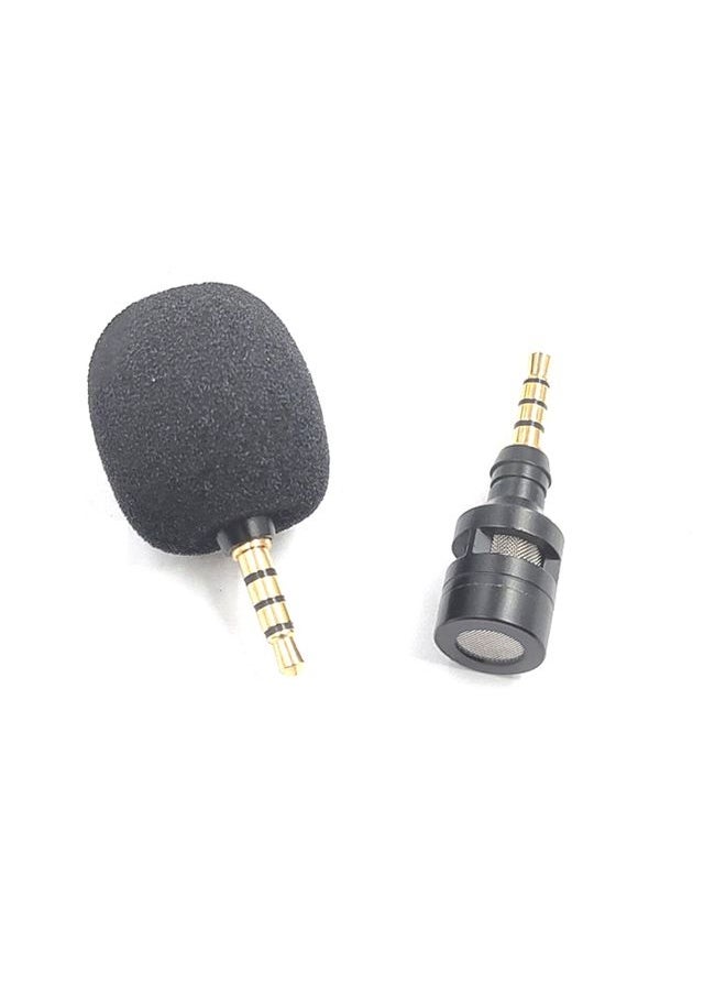 ZJ052MR-01 4 Level Pin 3.5mm Mobile Phone Tablet Game Machine Mini Straight Microphone