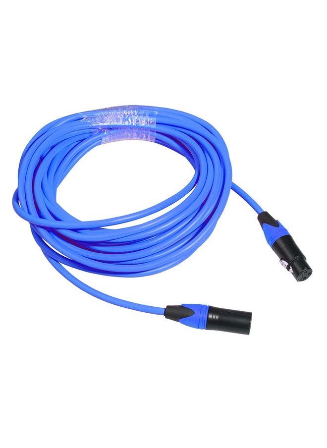 XRL Male to Female Microphone Mixer Audio Cable, Length: 1.8m (Blue)