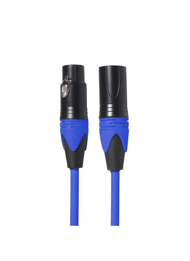 XRL Male to Female Microphone Mixer Audio Cable, Length: 1.8m (Blue)