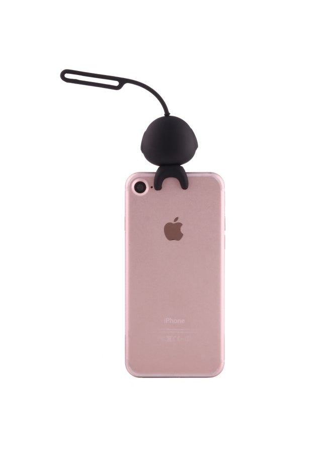 For Smart Phone Self Light with Hook, For iPhone, Galaxy, Huawei, Xiaomi, LG, HTC and Other Smart Phones(Black)